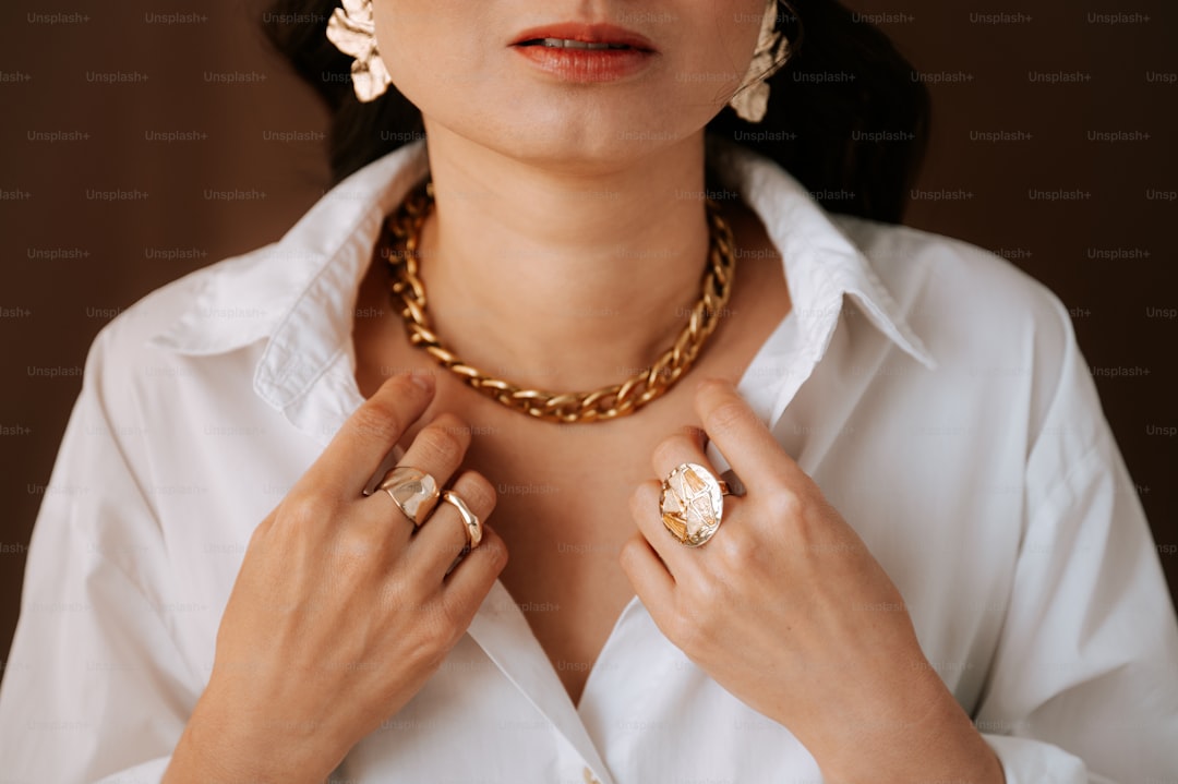 Delicate Gold Charm Ring